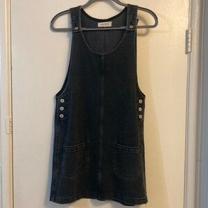 Pacsun dark grey overall dress, size M